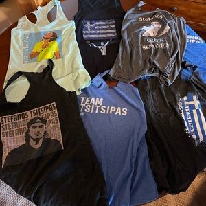 7 Tennis Tank Tops, 3 Size Small & 4 Size Extra Small